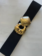 Ceinture élastique noire 37 cm