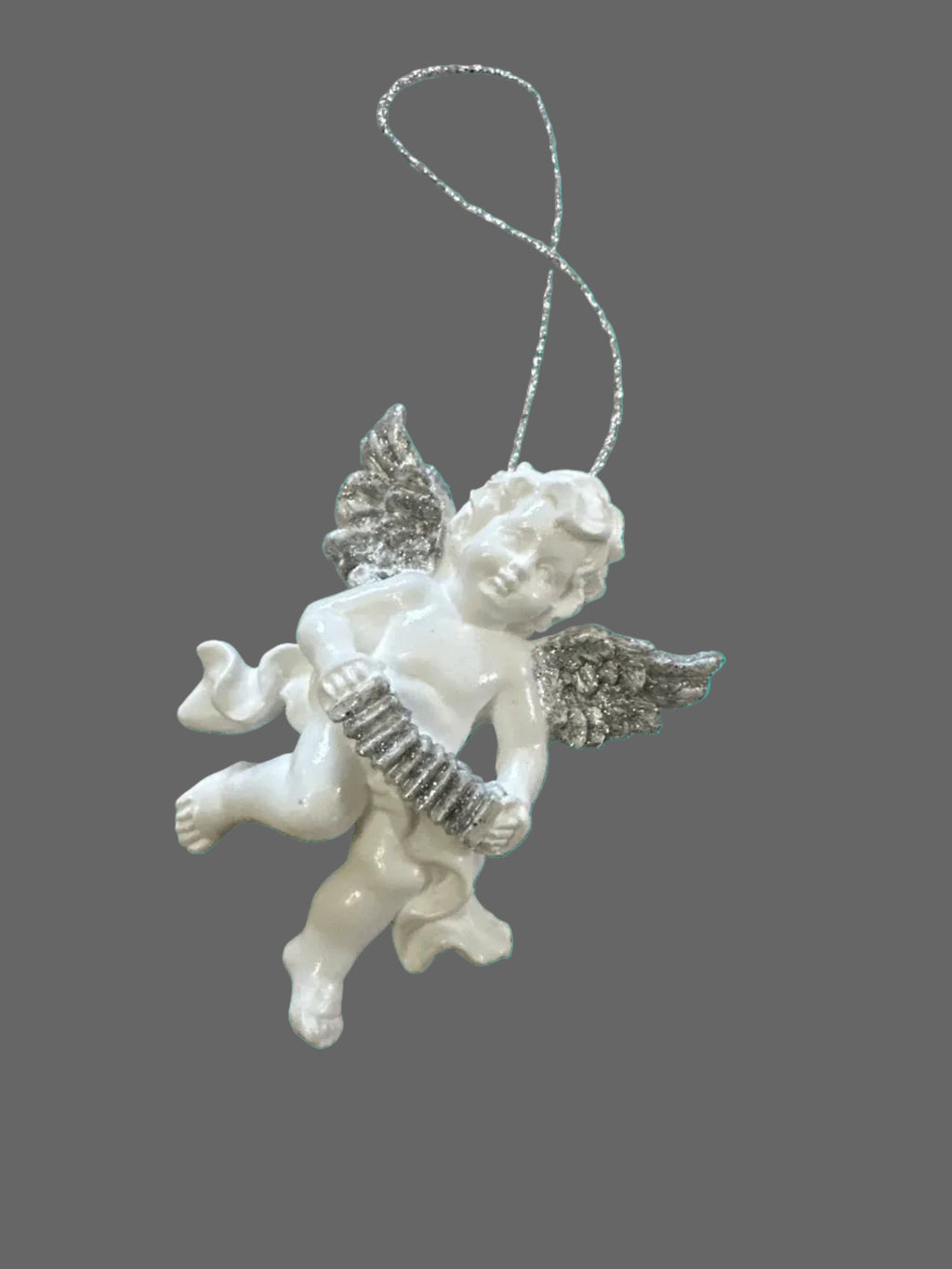 Ange blanc et argent