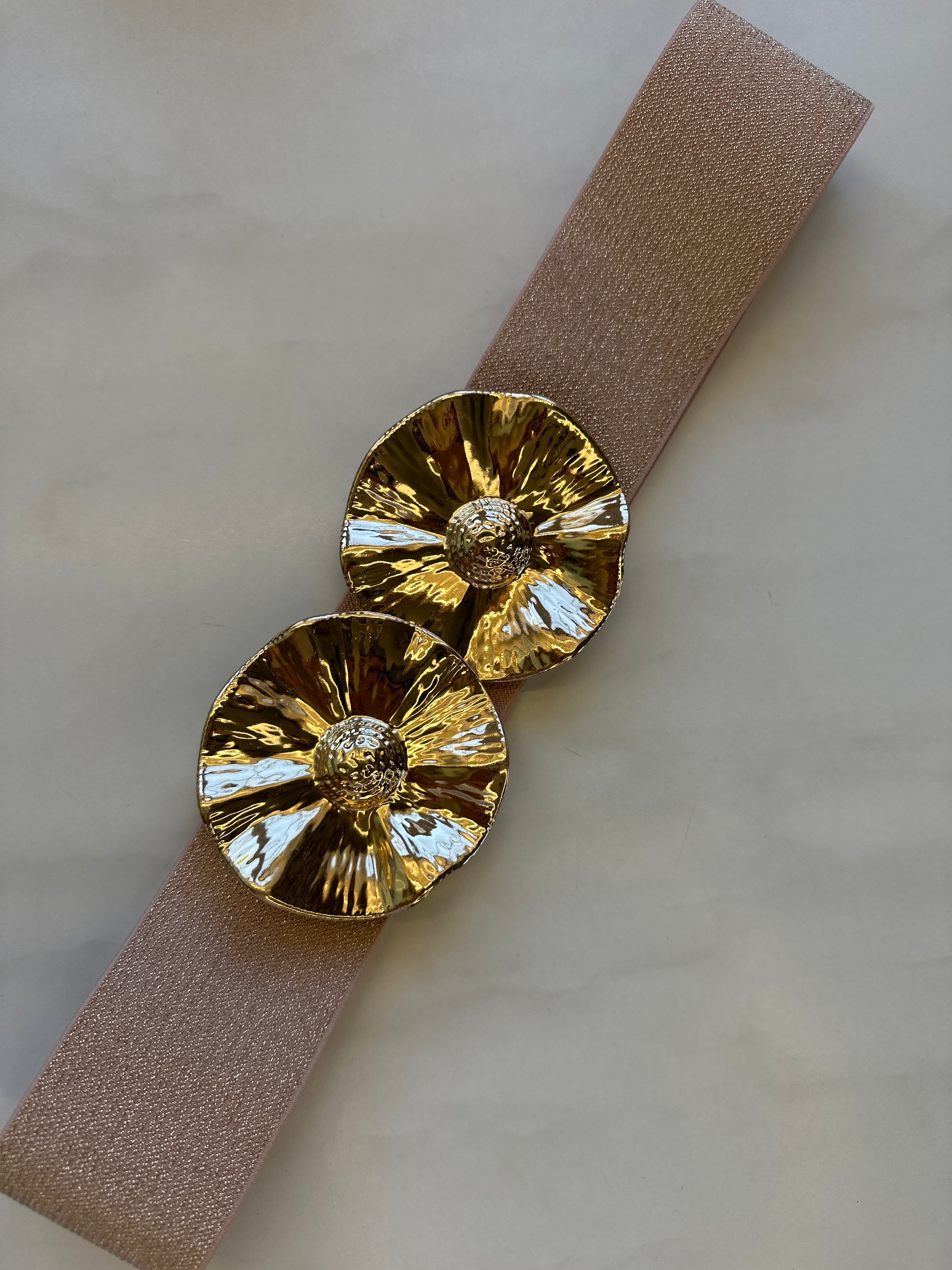 Ceinture élastique pailletée 40cm
