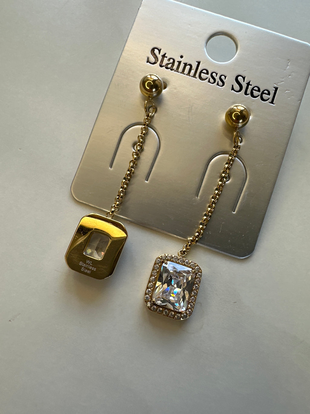 Boucles d’oreilles acier inoxydable