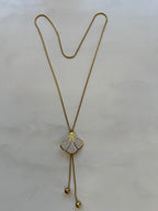 Pendentif réglable acier inoxydable