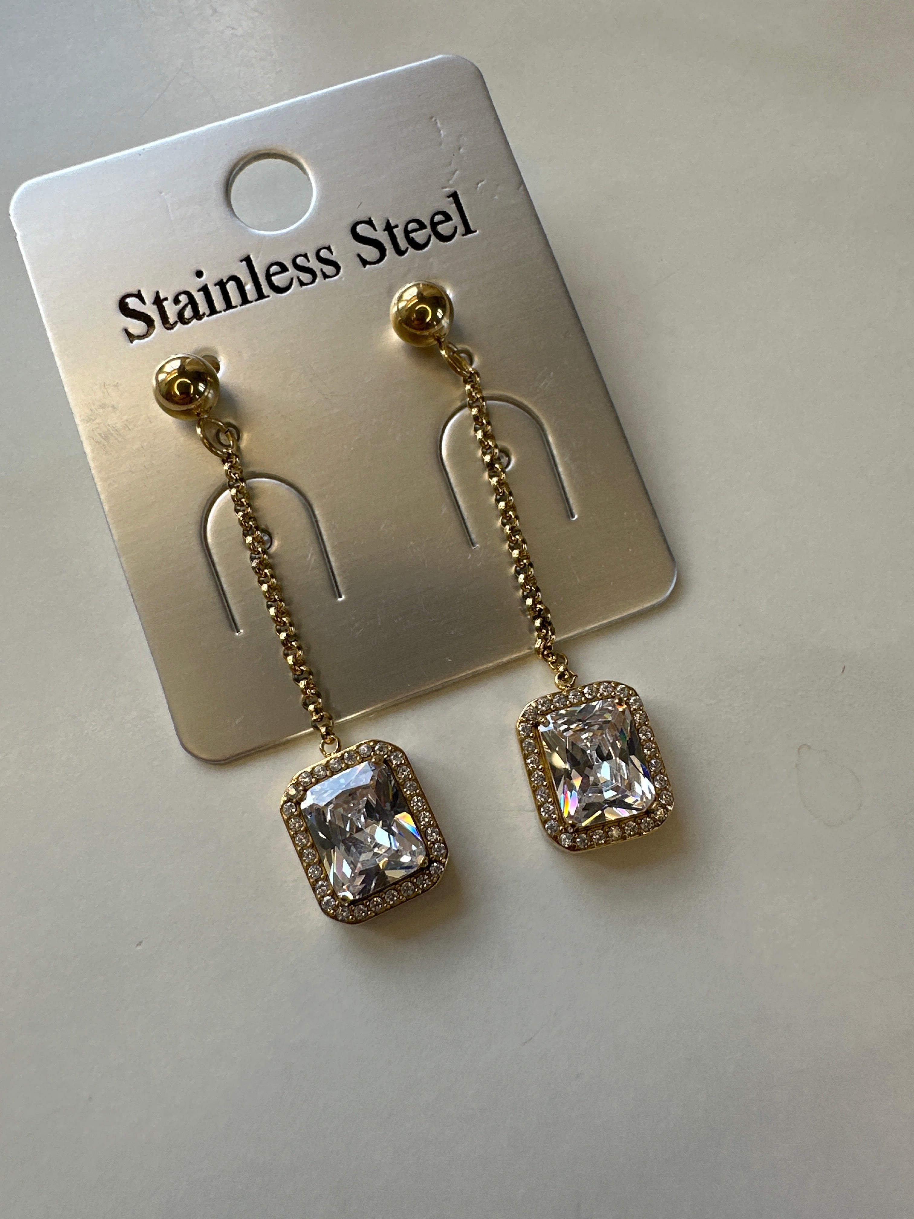 Boucles d’oreilles acier inoxydable
