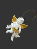Ange blanc et or