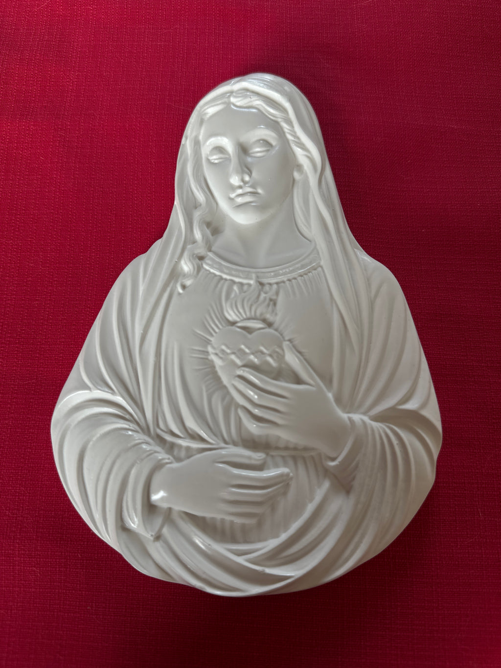 Vierge sacré cœur murale