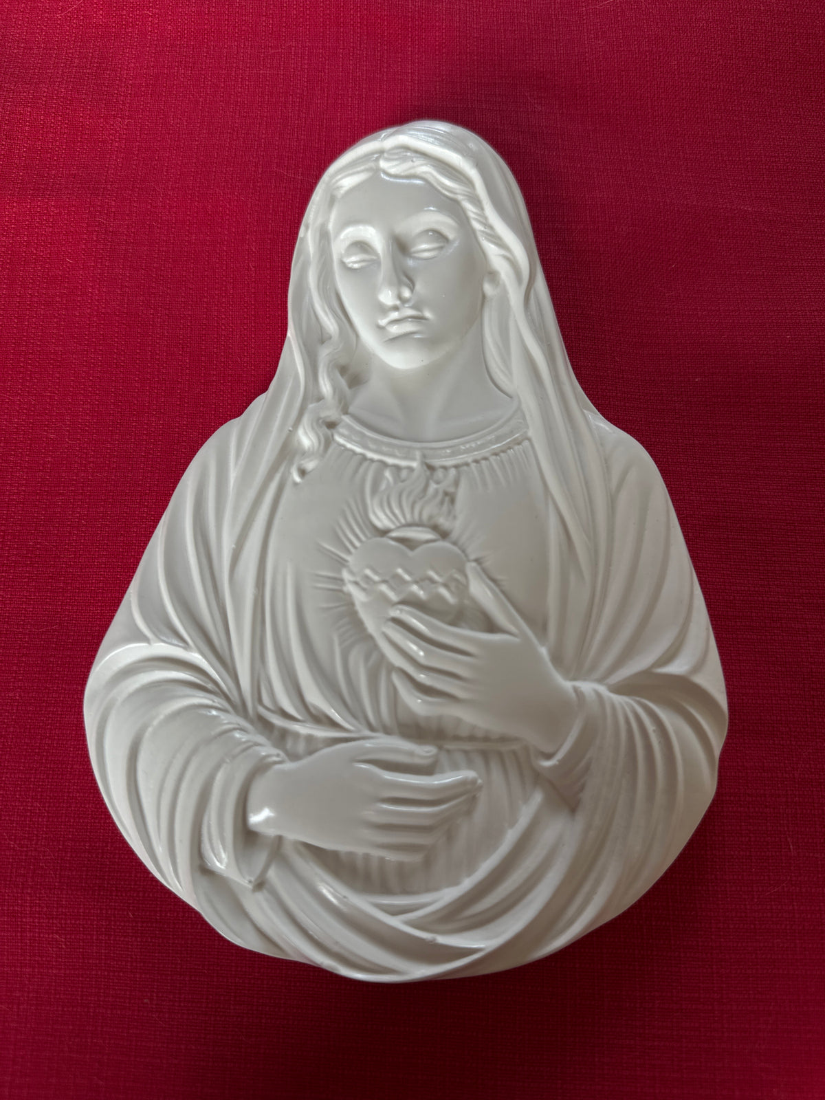 Vierge sacré cœur murale