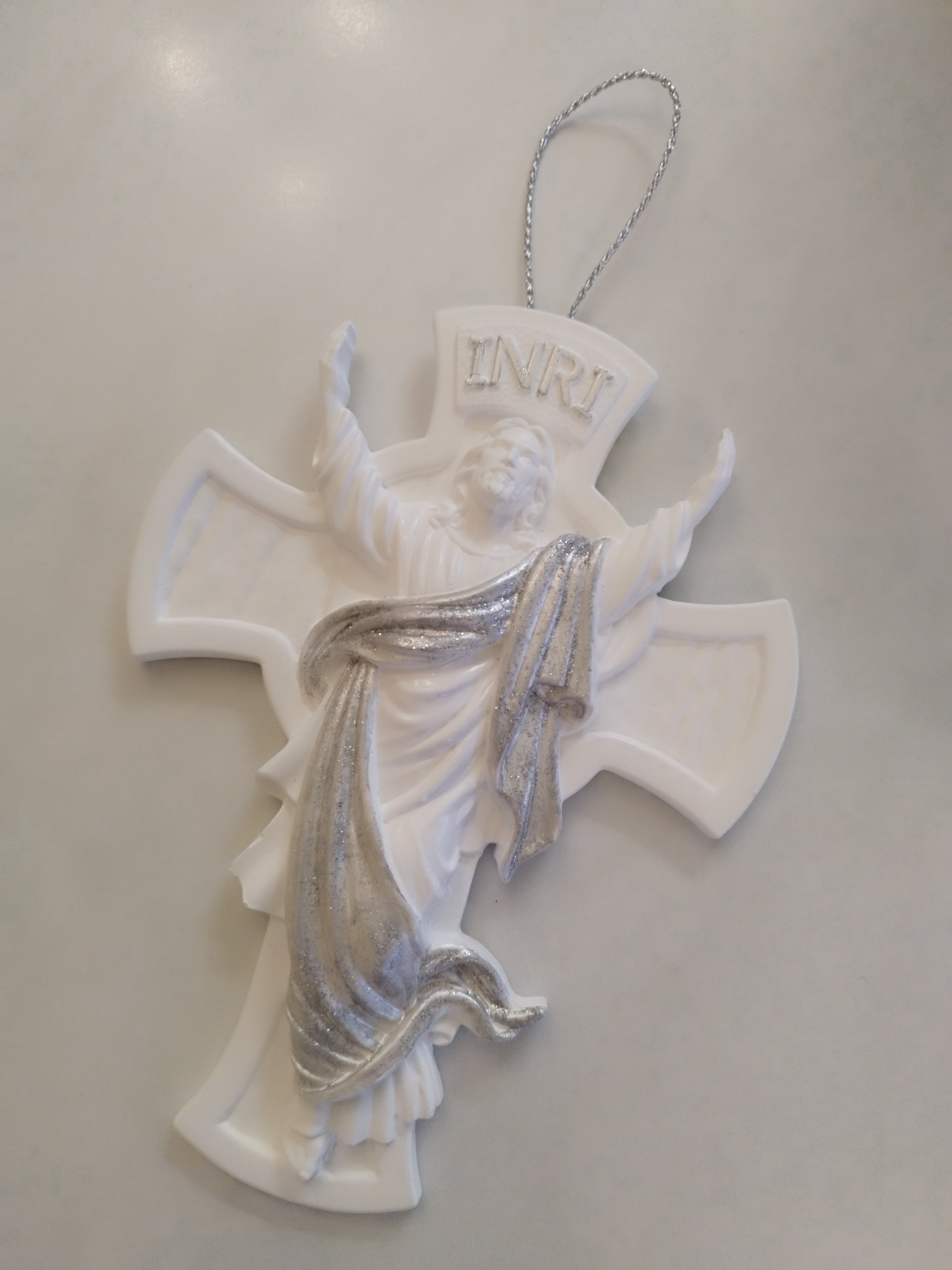 Crucifix argenté